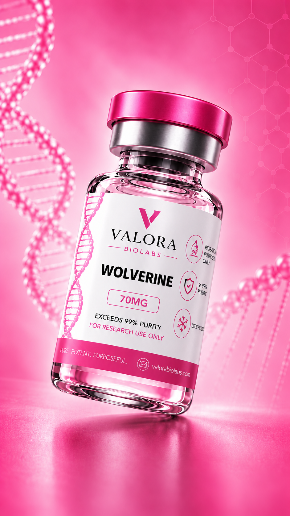 WOLVERINE Valora BioLabs research vial