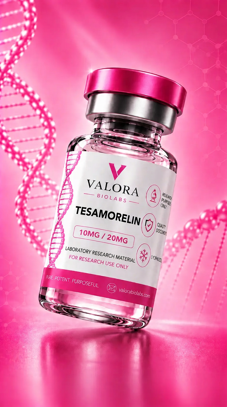 Tesamorelin Valora BioLabs research vial